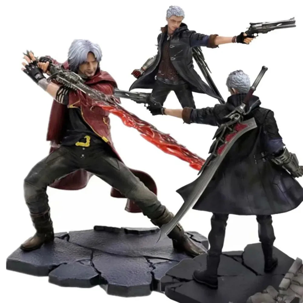 25-28cm ARTFX J Devil May-Cry NERO DANTE Statue PVC Action Figure Collection Model Toy Gifts