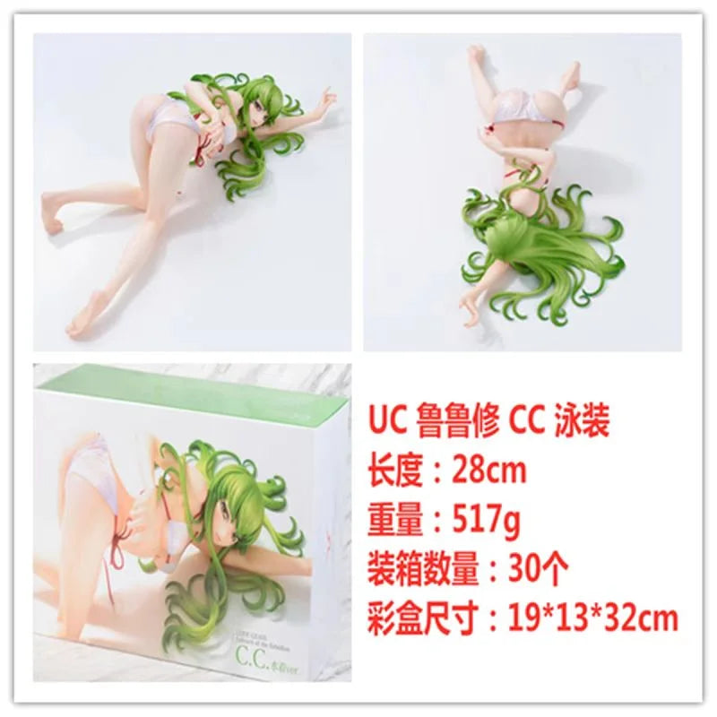 27CM Anime Code Geass Figure CC Lying Posture Animation Model Toy Gift Doll Collection Decoration PVC