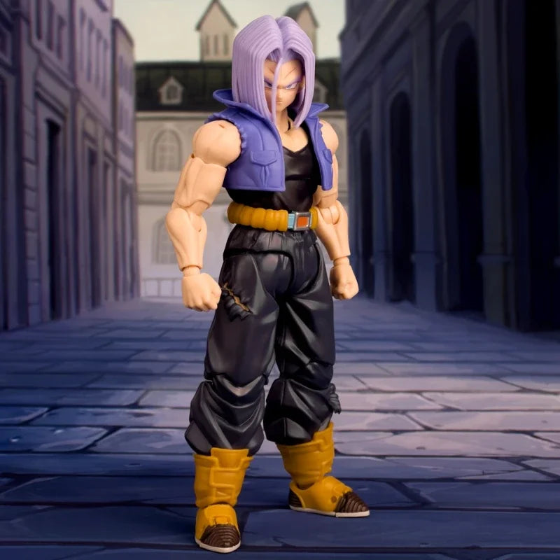 In Stock Demoniacal Fit Shf Dragon Ball Z Super Saiyan Action Figure Trunks The Boy From The Future Son of Tomorrow Model Toys