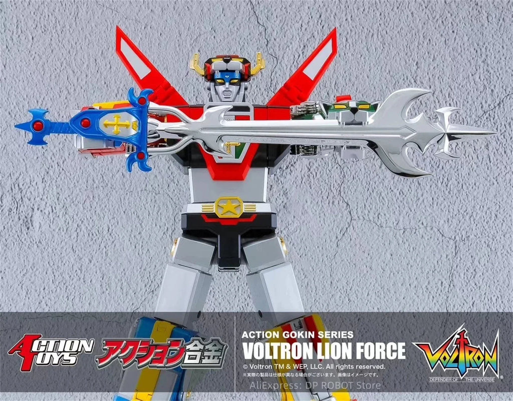 [IN STOCK] Action Toys Metal Beast King GoLion VOLTRON VEHICLE FORCE Action Figure With Box