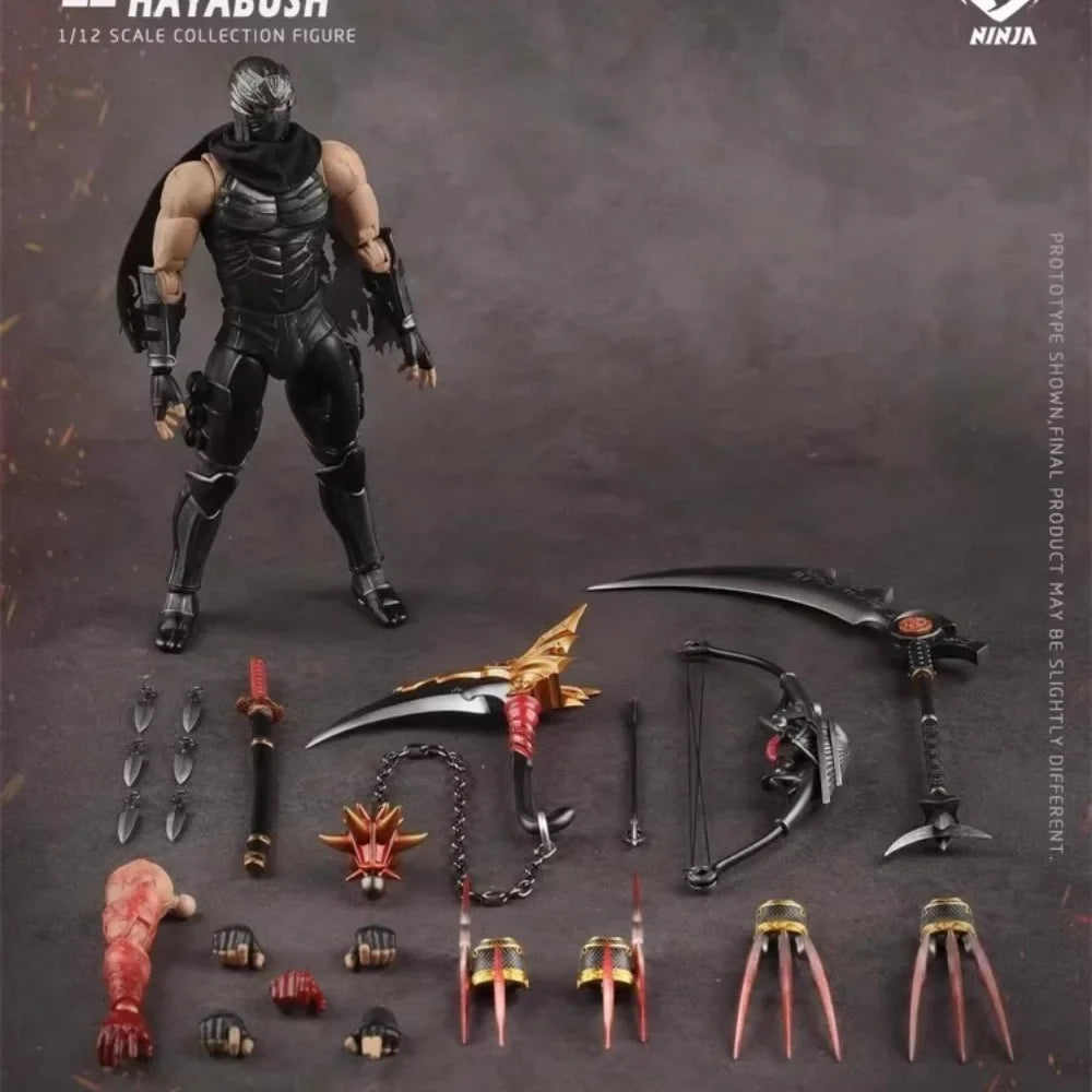 Brand-new Spot 1/12 Ninja Warrior Ninja Assassin Dragon Falcon Falcon Dragon Movable Doll Handicraft