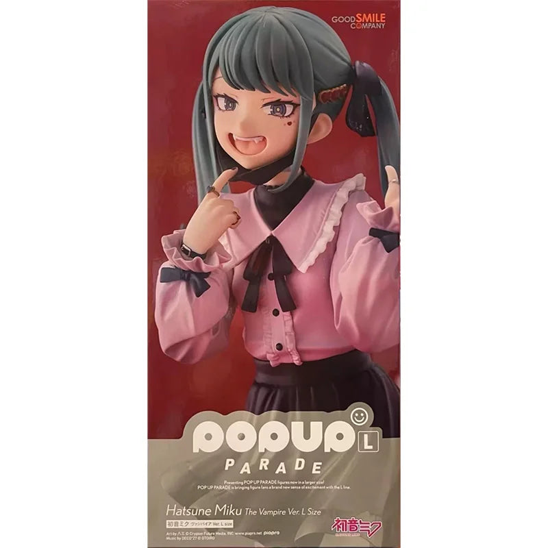 Original GSC Pop Up Parade Hatsune Miku Character Vocal Series 01 Hatsune Miku The Vampire Ver. L Action Figure Toy in Stock