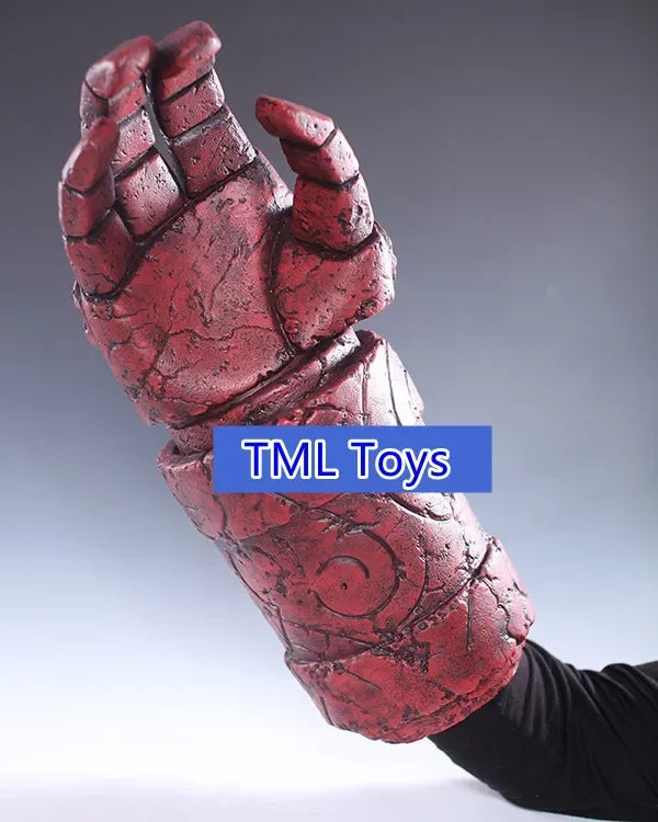 Adult 1:1 Scale prop Right hand of DOOM Hellboy figure resin statue Collection Model wearable gloves put on table home decor