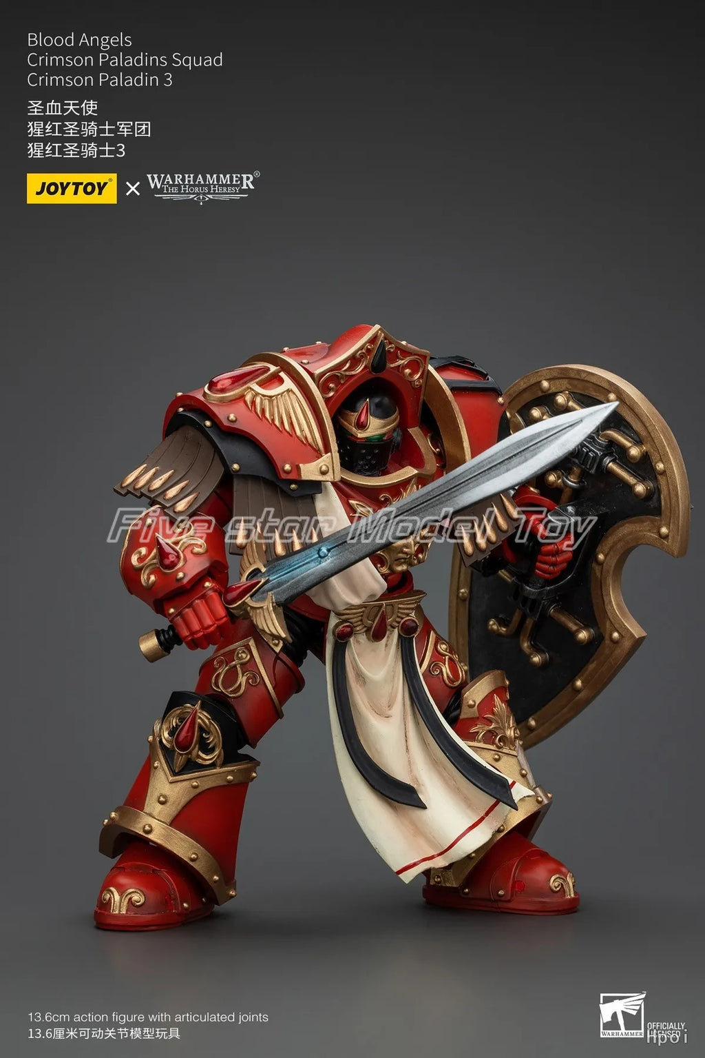 In Stock Original JOYTOY Warhammer40K Blood Angels Crimson Paladins Squad 1/18 Action Figures Anime Models Toys Gifts Collection