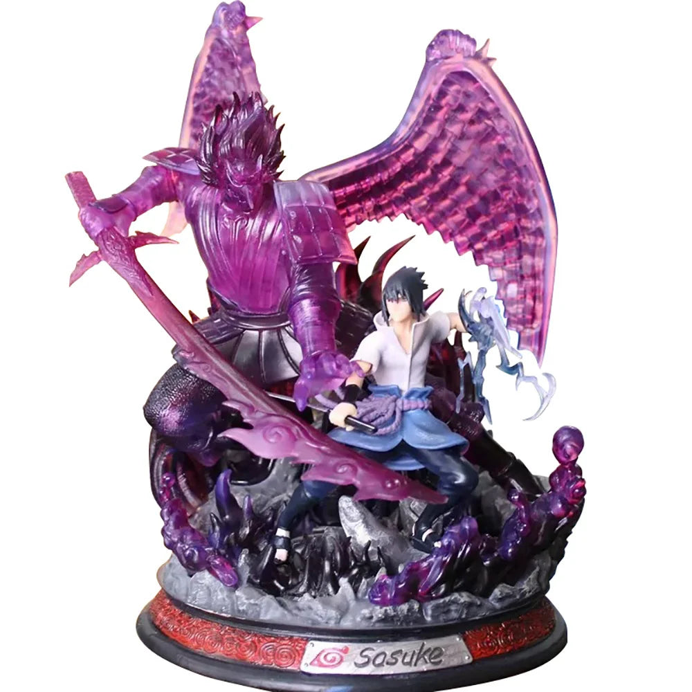 Naruto Shippuden Anime Figurine Model Susanoo Sasuke Action Figure Itachi Figures 38cm Statue Collection Toy Madara Figma