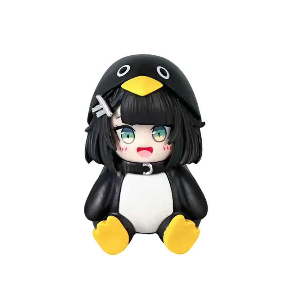 Arknights Endfield Pengmin Figuren 6-8cm PVC Kleines Cosplay Modell Anime Sammlung Schreibtisch-Display Geburtstagsgeschenk