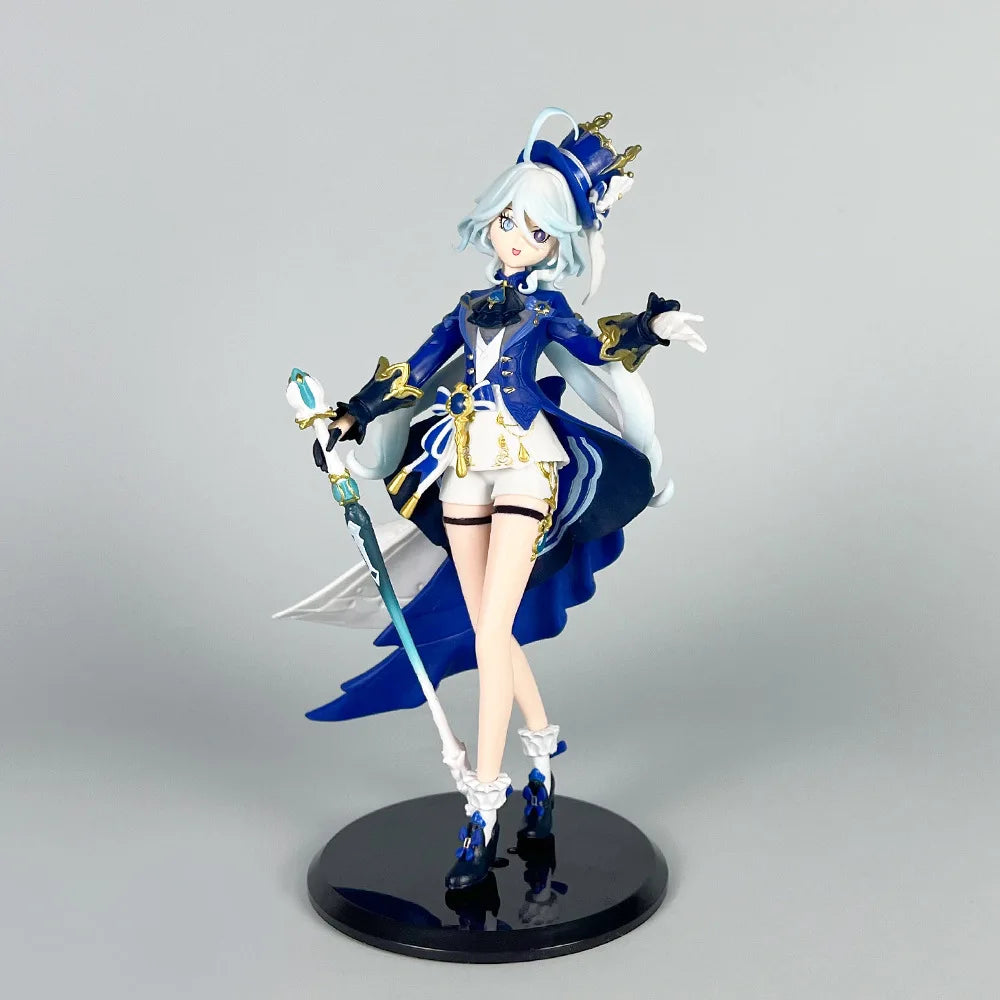 Anime Furina Anime Figure Genshin Impact Figurine PVC Standing Posture Collect Model Toy Doll Gift