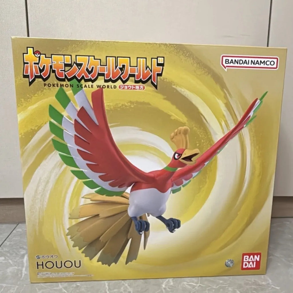 Bandai Scale World Johto Region Anime Figure Model - Ho-Oh & Lugia 1/12 Collectible Toys 24cm Action Figures For Christmas Gifts