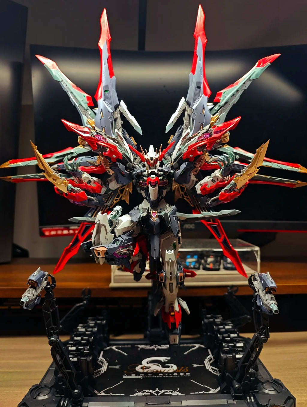 In Stock Infinite Dimension RT-002 NEMESIS 1/100 Assembling Model Mecha Model Pvc Toys IN ERA+ ADVANCED STRATEGIC REVENGE TITAN
