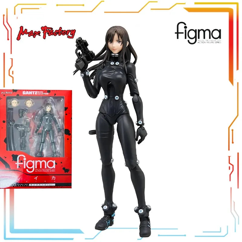 Max Factory Original Figma Finished Product Movable Exquisite Doll Gantz Anime Action Figure Toys Model Festival Gift for Boys