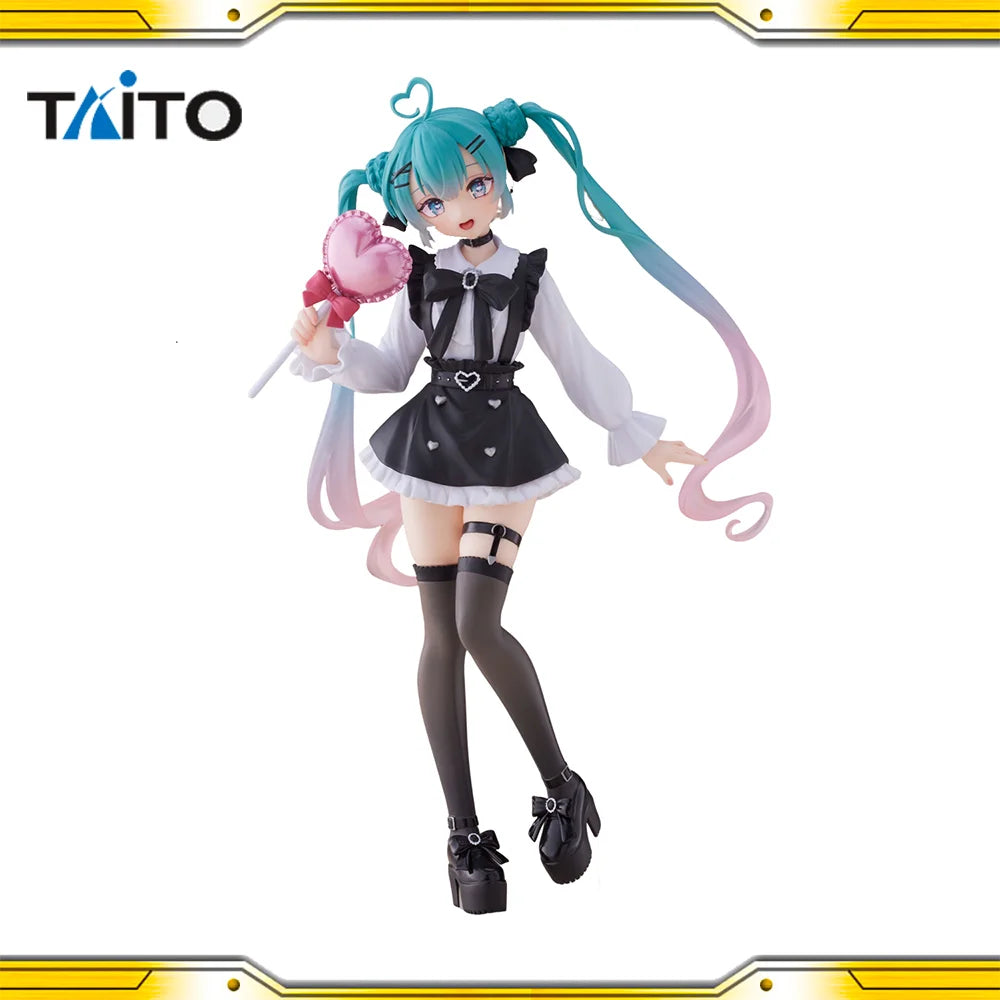 In Stock Original Taito Vocaloid Hatsune Miku Jirai Kei Non Mainstream Fashion PVC Anime Action Model Collectibles Gift