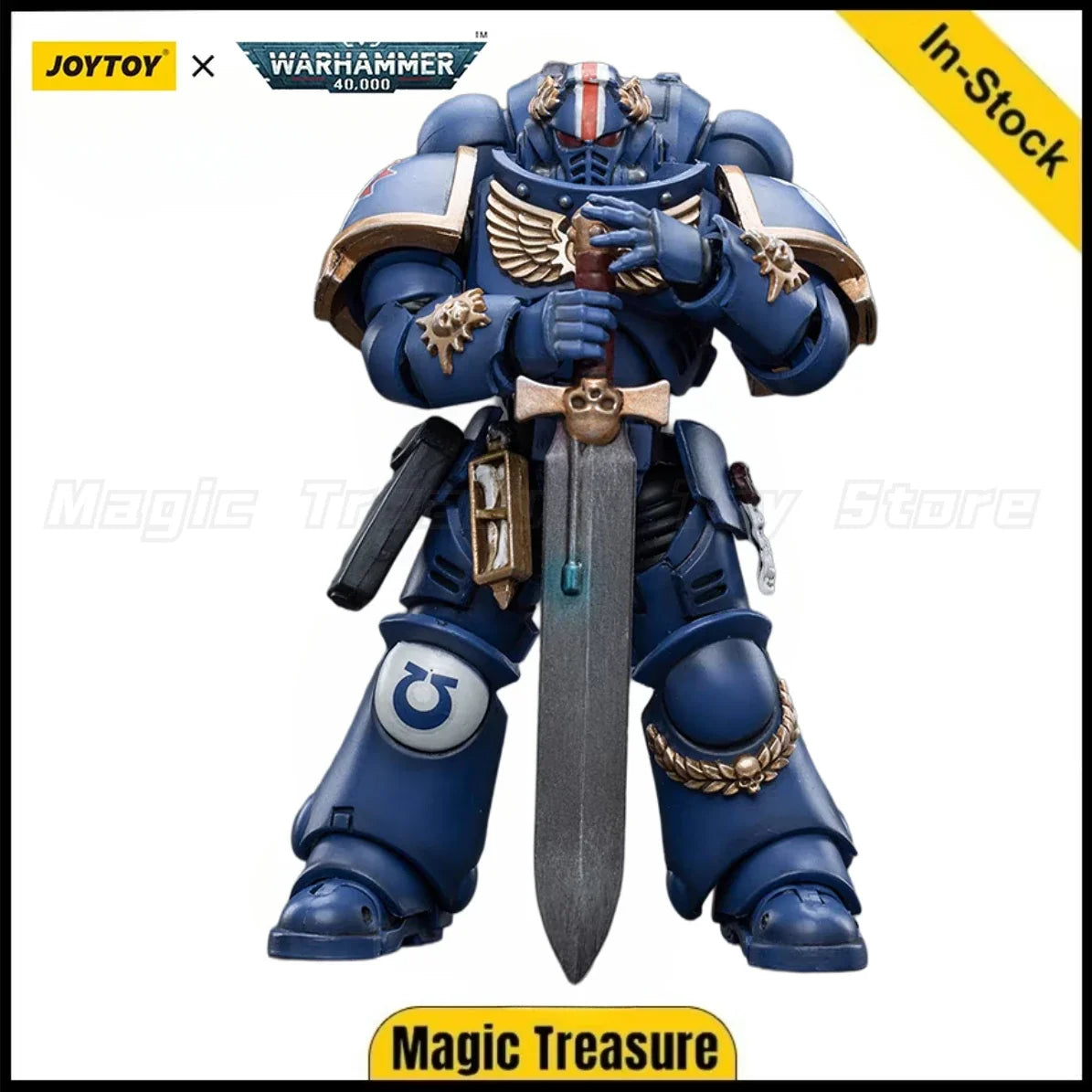 【In stock】 JOYTOY 1/18 action figure warhammer 40k Ultramarines Primaris Lieutenant Argaranthe Figures Anime Ornaments  Gifts