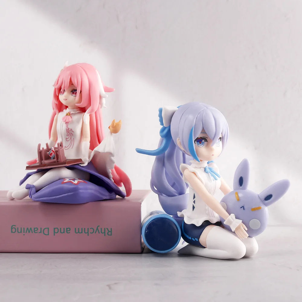 Honkai Impact 3 Anime Figure Action Figure Elysia Bronya Zaychik Kawaii Game Peripheral Action Figure Collection Decoration Gift