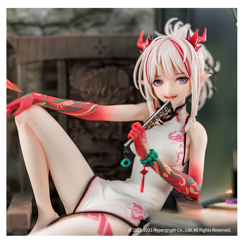 AniGame Arknights Nian 31cm 1·1/7  PVC Genuine Collectible Anime Figure Action Model Toys Holiday Gifts Original Product