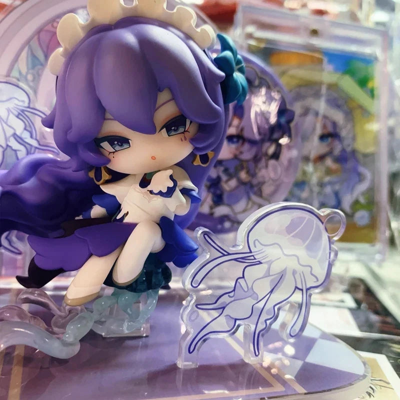 In Stock Genuine Wuthering Waves Cantarella Q Version Figurine Model Ornament Kuro Game Cantarella Anime Game Merchandise Toy