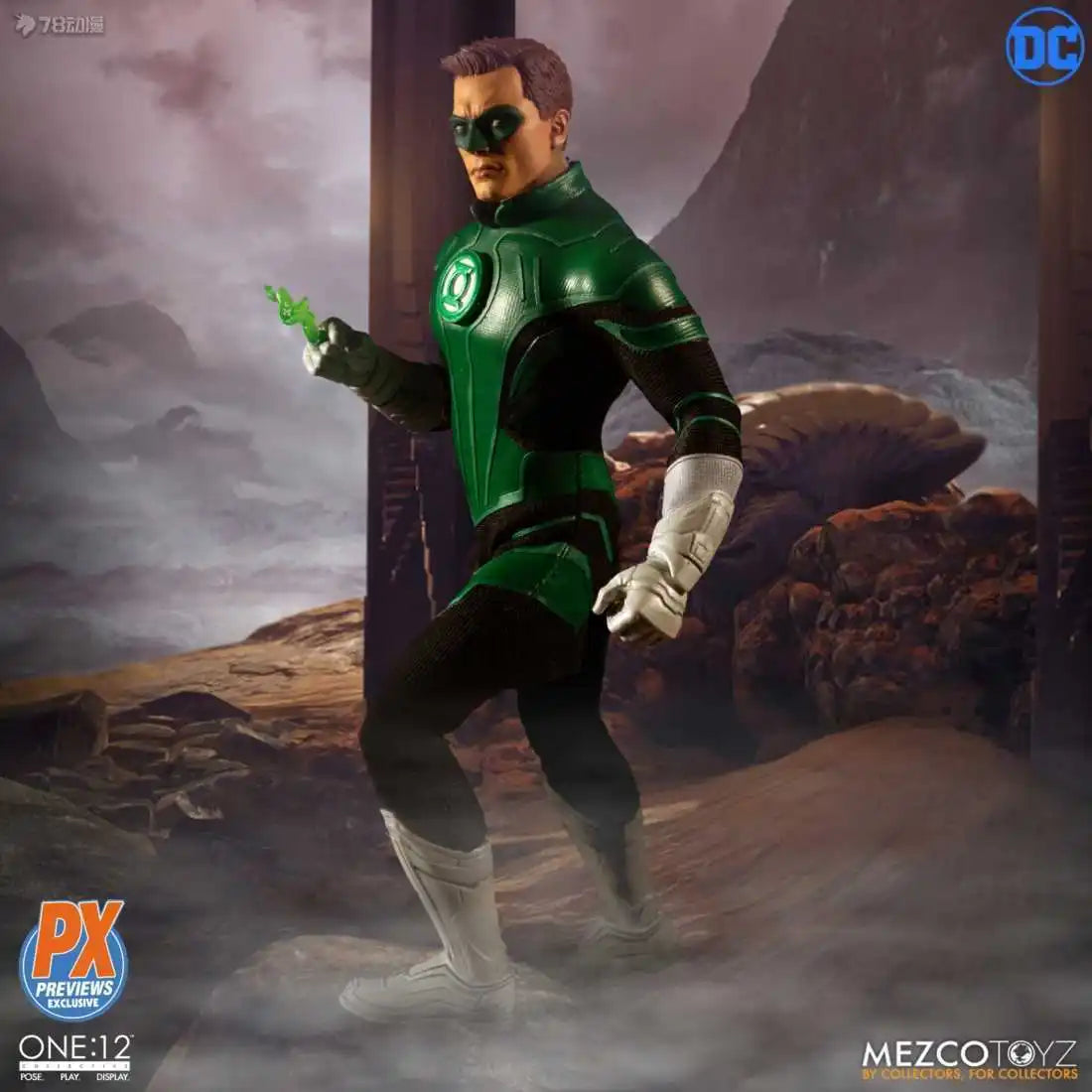 Mezco Toyz Original 1/12 Movable Doll Collective Series Comics Green Lantern HAL Jordan Action Figure Model Toys Gifts for Boys