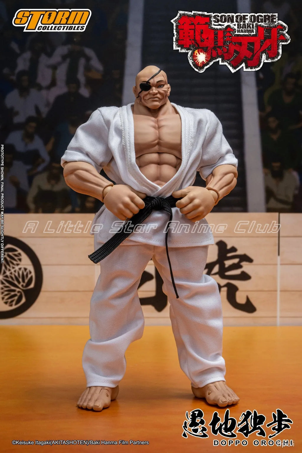 Auf Lager Original Storm Collectibles DOPPO OROCHI SON OF OGRE BAKI HANMA Actionfigur Modell Sammlung