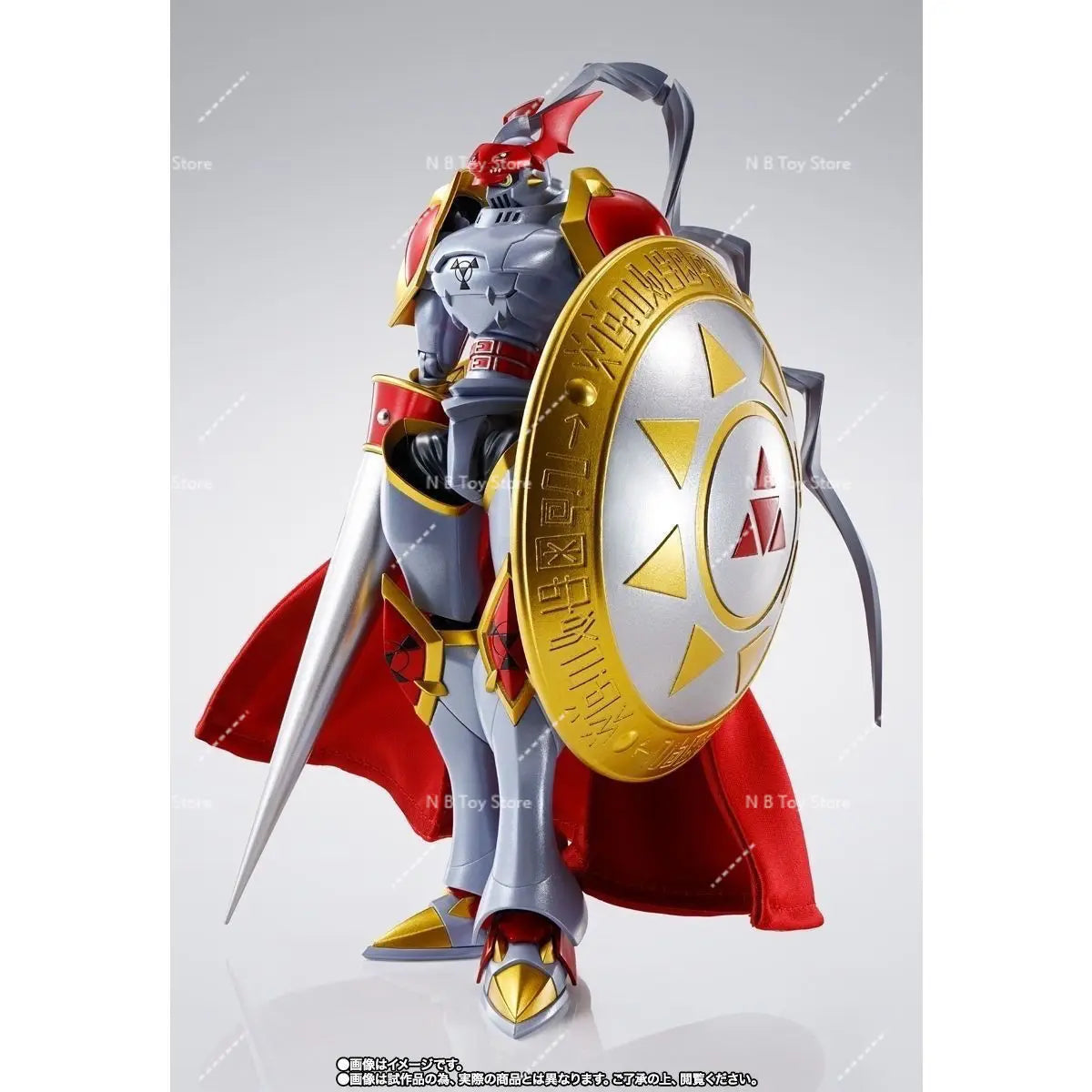 Mobile Dukemon/Gallantmon Toy Model, SHF, Original Bandai, S.H.Figuarts, Rebirth of Hoiy Knight, Royal Knights, in Stock