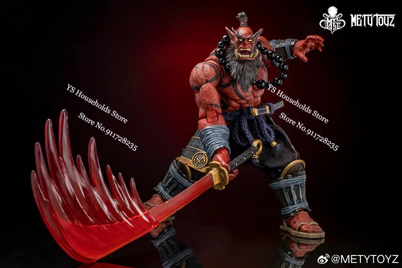Mety Toyz Original WF Limited Version 1/12 Red Orc Movable Action Figure Perfect Static Weapon Model Decor 6" Full Set Soldier