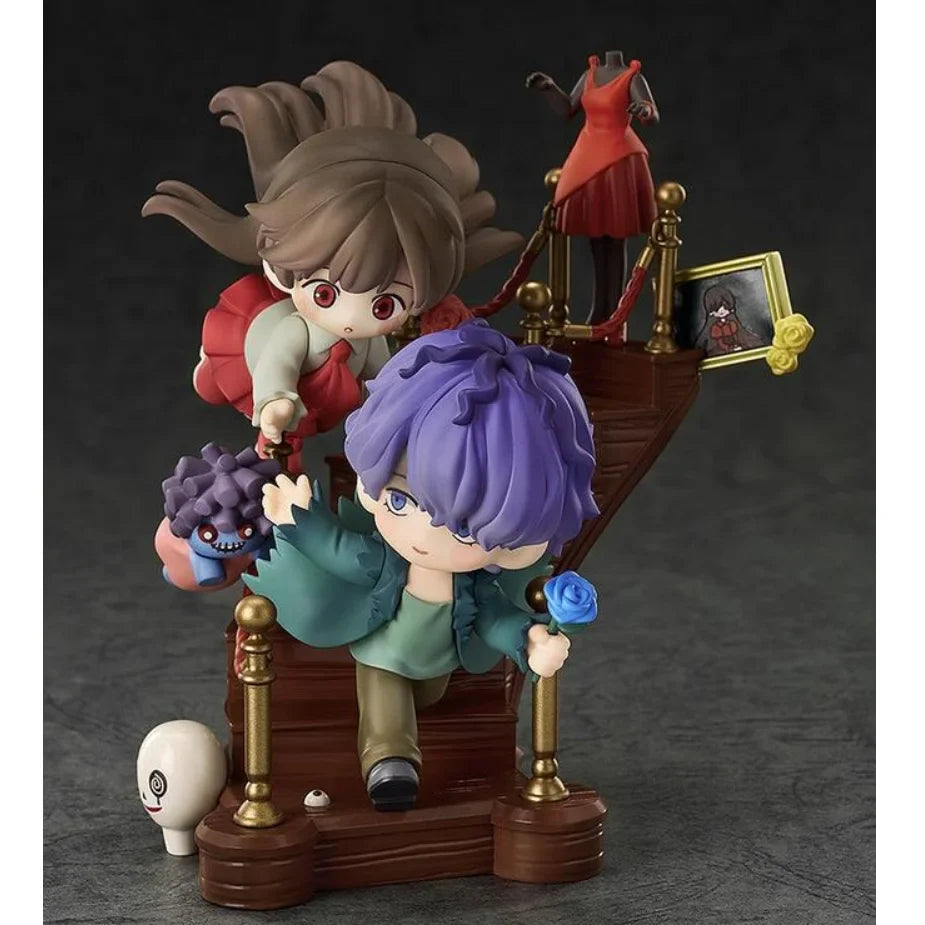 Original nagelneue GSC Ib The Horror Art Gallery Q-Version Modell Ib & Garry Statische offizielle Figur Anime-Sammelstatue
