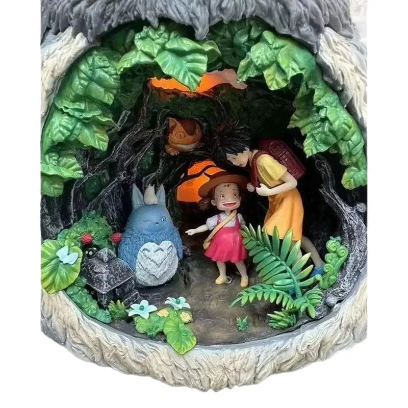 Cartoon Dragon Cat Action Figure Japanese Anime Character Model Room Living Room Home Decoration Kawaii Desktop Figurine Gifts