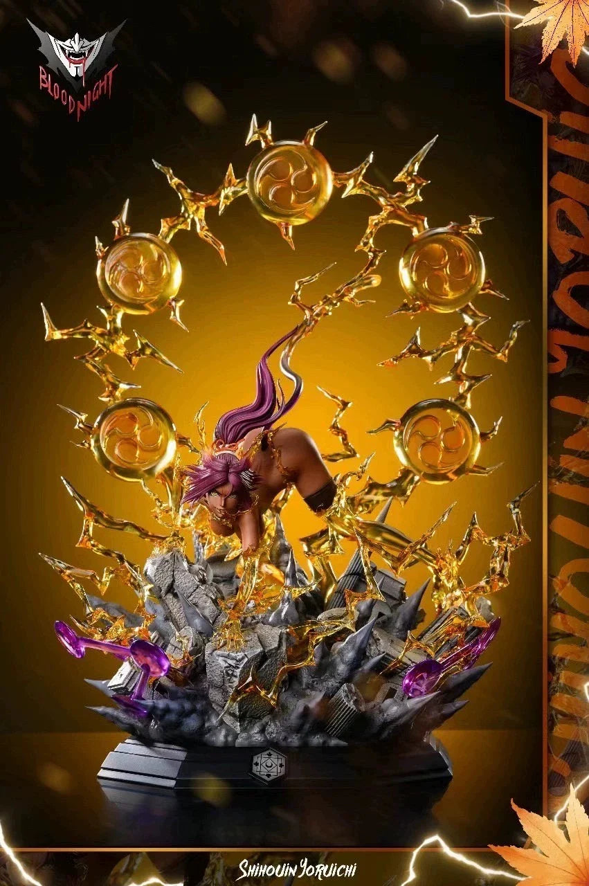 1/6 40Cm Bloody Night Studio Gk Bleach Shihouin Yoruichi Anime Action Figure Collectible Garage Kit Model Statue Toys Gift