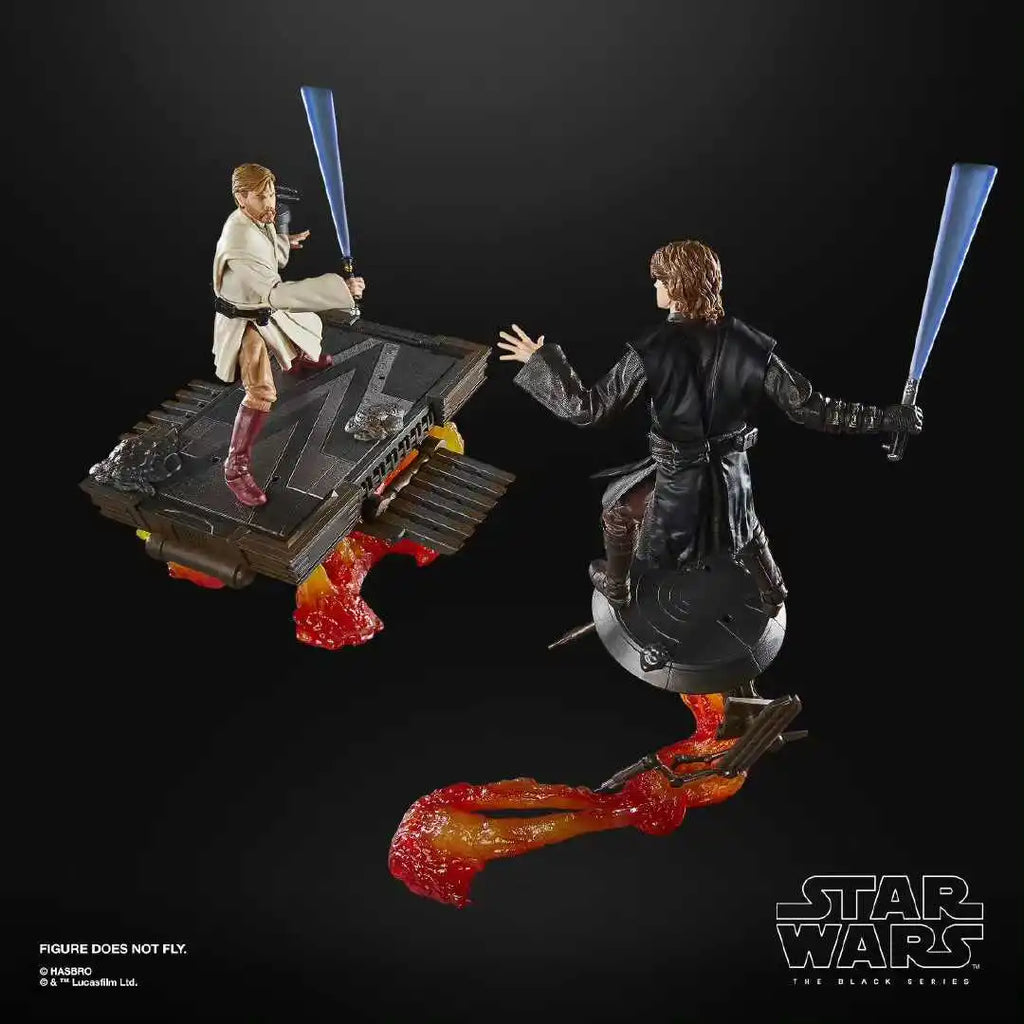 Im Spot Original Star Wars: Die Schwarze Serie Anakin Skywalker & Obi-Wan Kenobi G1305 Actionfigur Modell Spielzeug Geburtstagsgeschenke