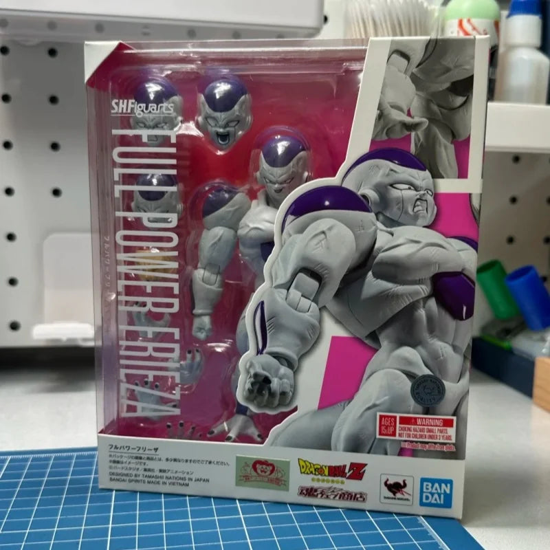 Hot Bandai S.H.Figuarts Shf Dragon Ball Z Full Power Frieza Animation Action Figure Model Collection Figures Model Gift Toys