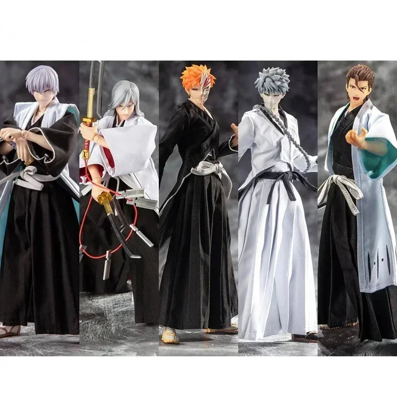 Dasin/Great Toys/GT Bleach Kurosaki Ichigo Aizen Sousuke Ukitake Jushiro Ichimaru Gin 18cm/7inch 1/10 SHF Action Figure