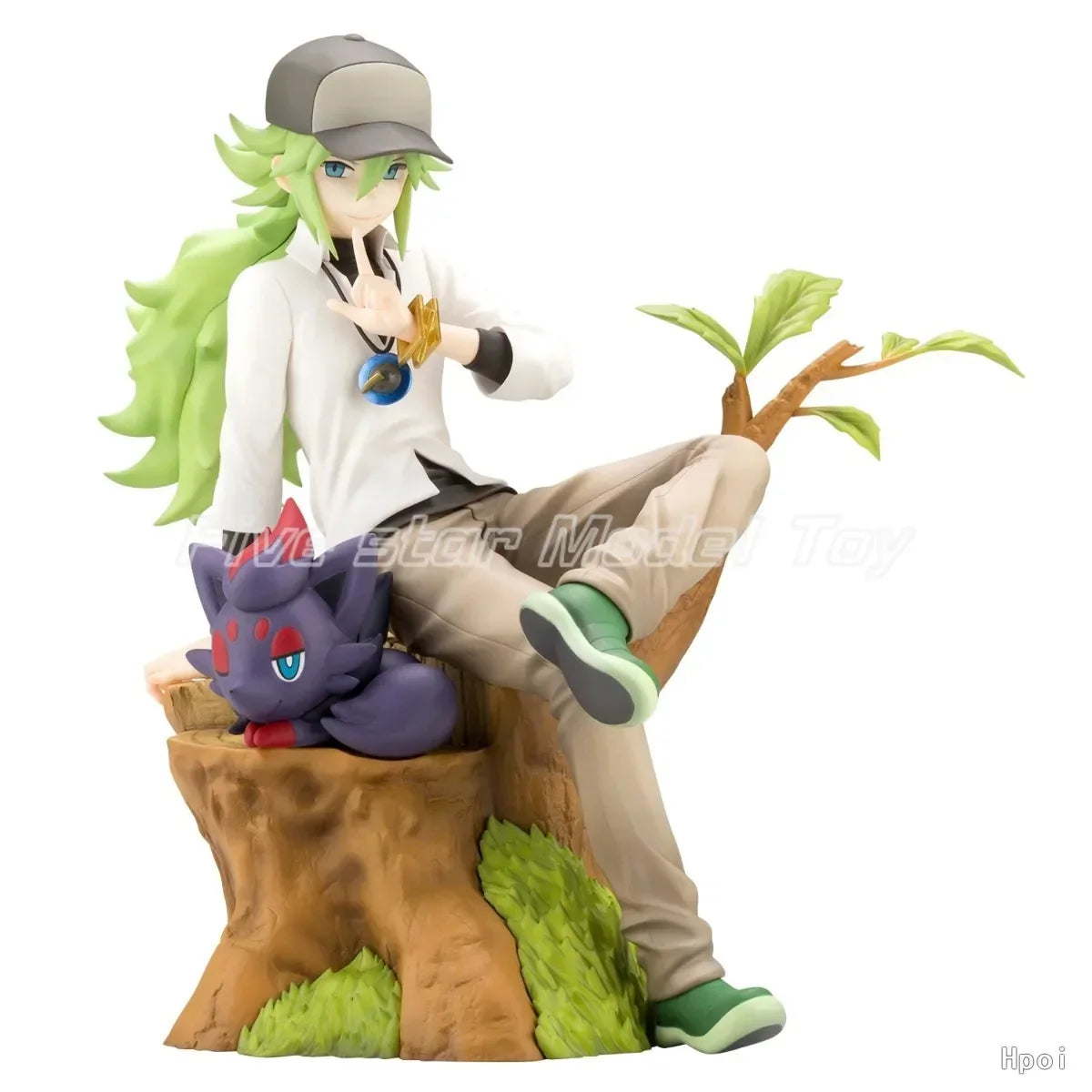 In Stock Original KOTOBUKIYA Pokémon Black/White N& Soloa Anime Action Figure Model Toys Gifts Collection