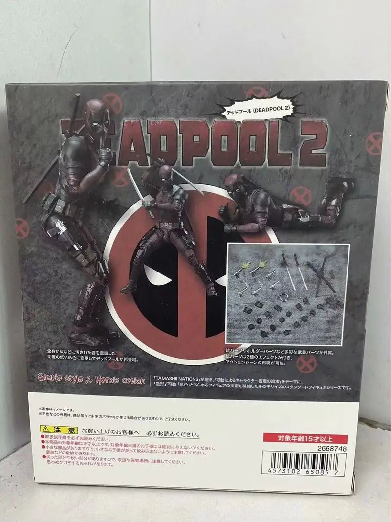16cm Deadpool 2 Shf Action Figure Pvc Superhero Collection Doll Movable Model Toys Joint Movable Dolls Kids Birthday Gift