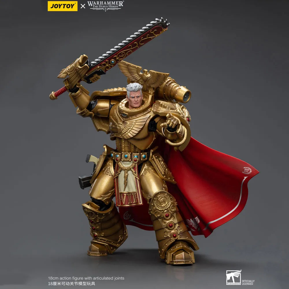 JOYTOY Warhammer The Horus Heresy 1/18 Imperial Fists Rogal Dorn Primarch of the Vllth Legion 18cm Action Figure Model Toys