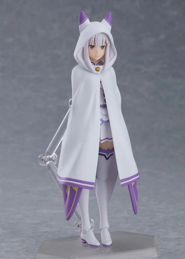 Max Factory Figma Re Zero 346 Rem 419 Emilia Original Articulated Action Figure Collectible Model Toy Anime Statue for Gift