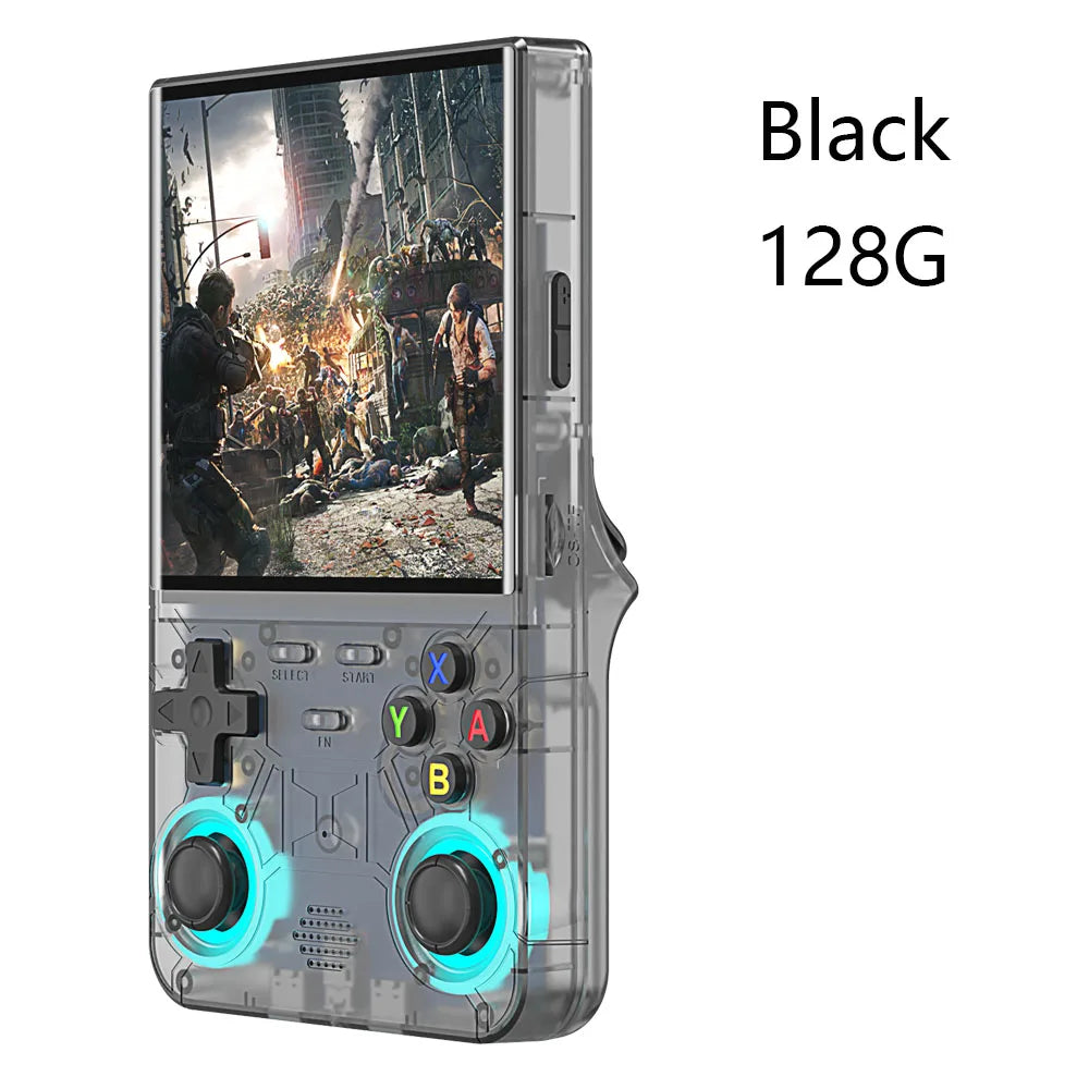 New R36 Ultra Handheld Game Console 4inch Screen Open Source Retro Pocket Video Player 30000+ Games Wi-Fi Enabled RGB Joystick