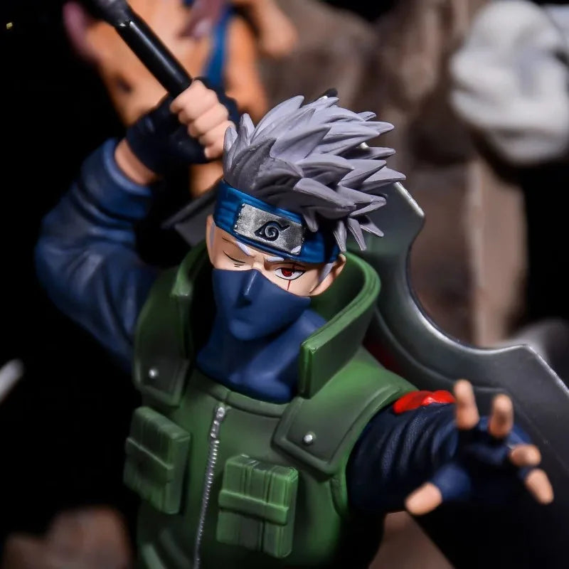 37m Cartoon Figures Hatake Kakashi Dog Two-headed Statue Anime Collection Model Desktop Ornament Decorations Holiday Gifts Toys