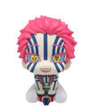 11cm Demon Slayer Akaza Q Version Sitting Posture Big Head Ornaments Cartoon Characters Around The Collection Model Toy And Gift