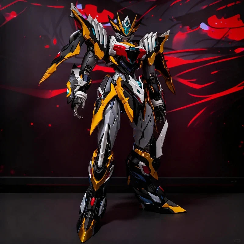 Motor Nuclear 1/100 MNP-XH12 Gan Jiang Mecha Model Kit Action Figures Alloy Frame Assembly Toy With Platform Desk Decor Boy Gift