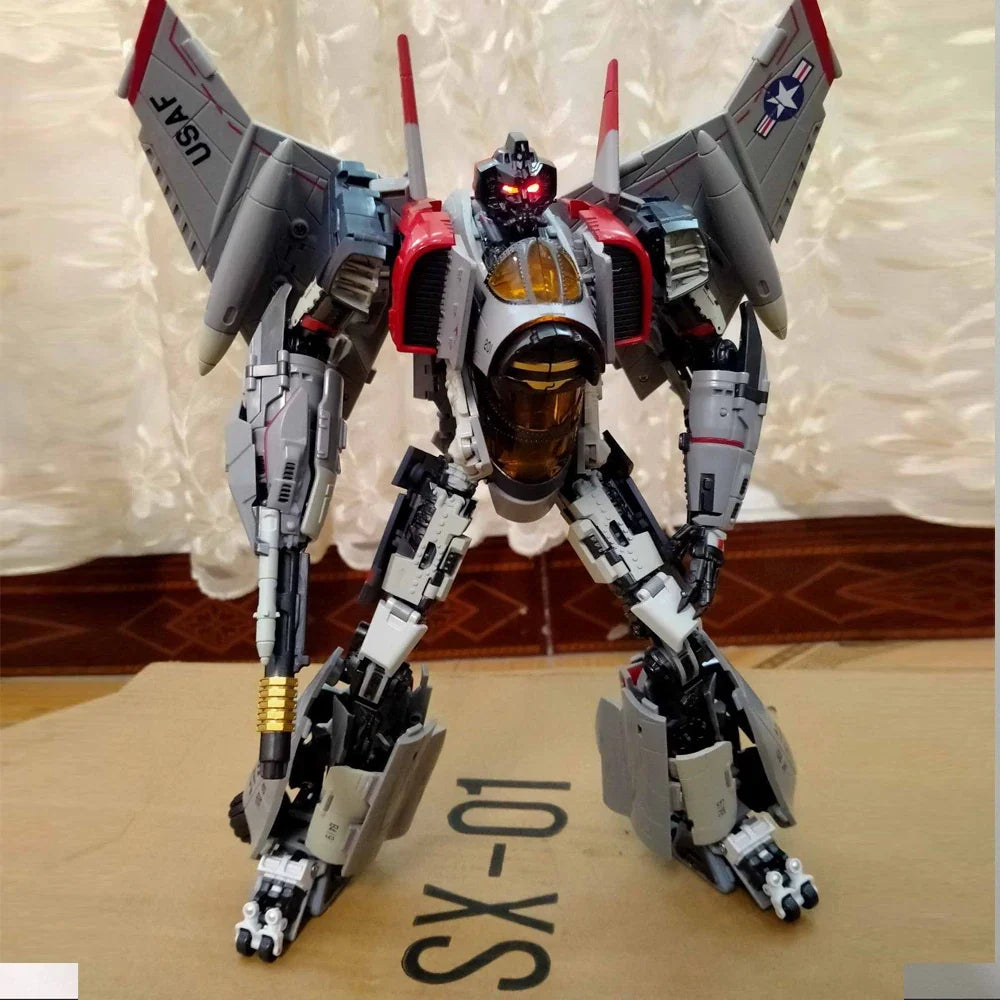 Transformation Toys Thunder Warrior SX01 Starscream Action Figure Deformation Model Robot Blitzwing Hornet Gaiden Lightning