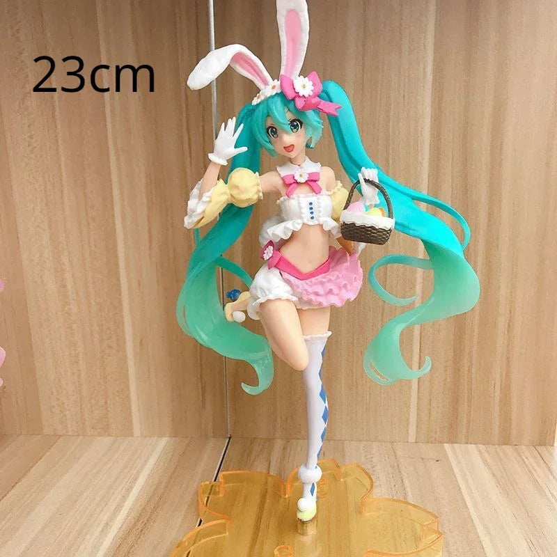 Anime figure Virtual Singer Hatsune Miku Manga Statue Figurines Pvc Action Figure 14~25cm