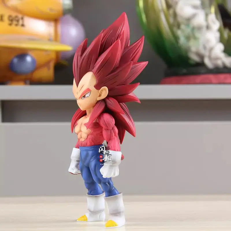 17cm DBZ Majin Vegeta Model Dragon Ball Z Action Figure Manga Figurine Anime Super Saiyan 4 Figuras Toys SSJ4 GK Statue Gift