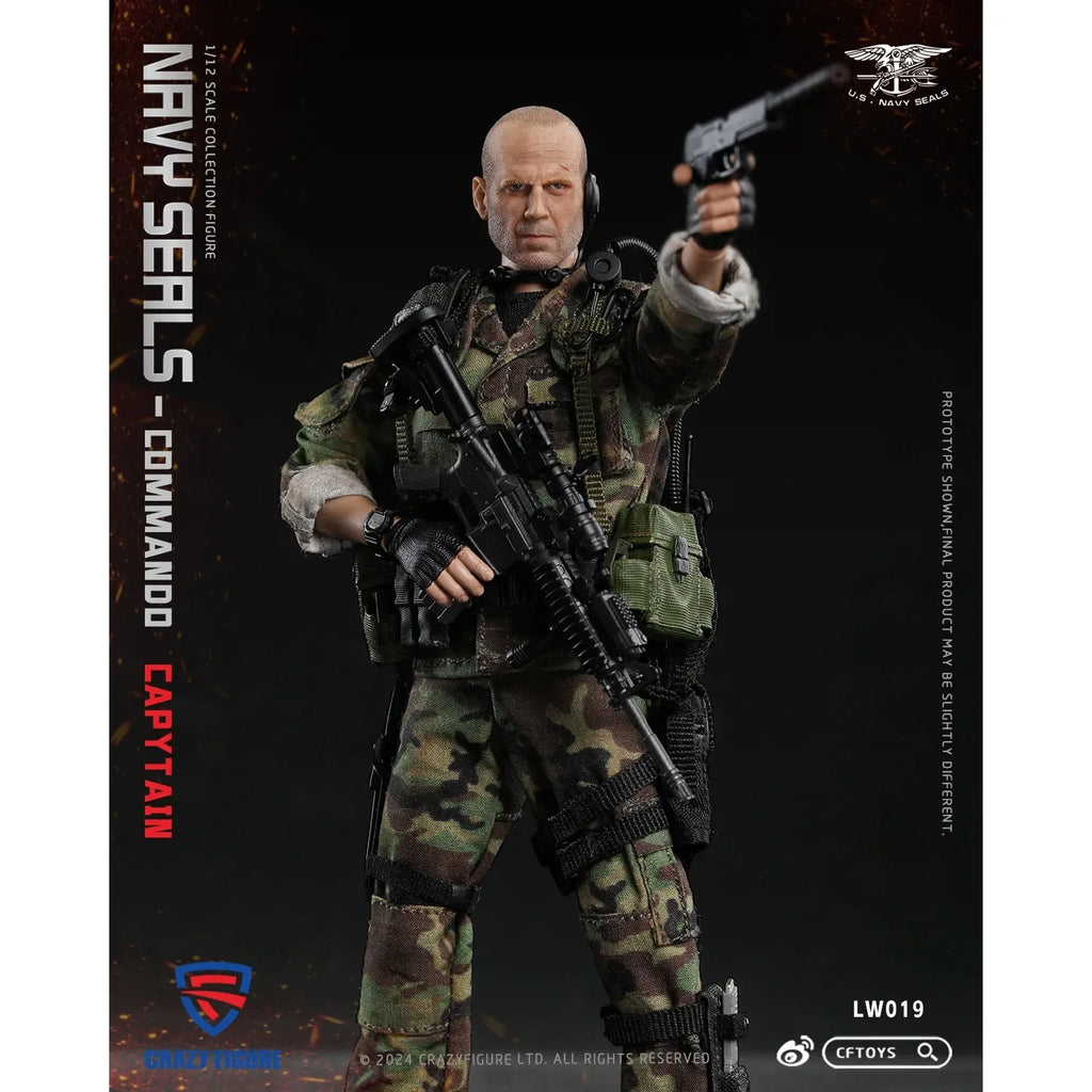 Original CFTOYS Special Assault Team-Top Soldier Action Figure 1/12 Lw020 Lw019 6inch Men Soldier Model Pvc Statue Toy Gifts