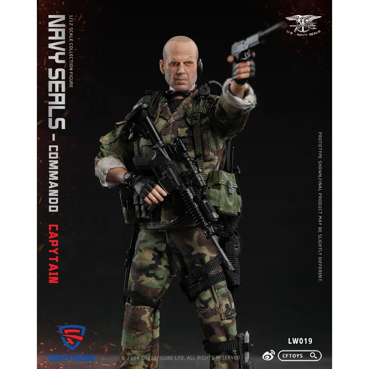 Original CFTOYS Special Assault Team-Top Soldier Action Figure 1/12 Lw020 Lw019 6inch Men Soldier Model Pvc Statue Toy Gifts