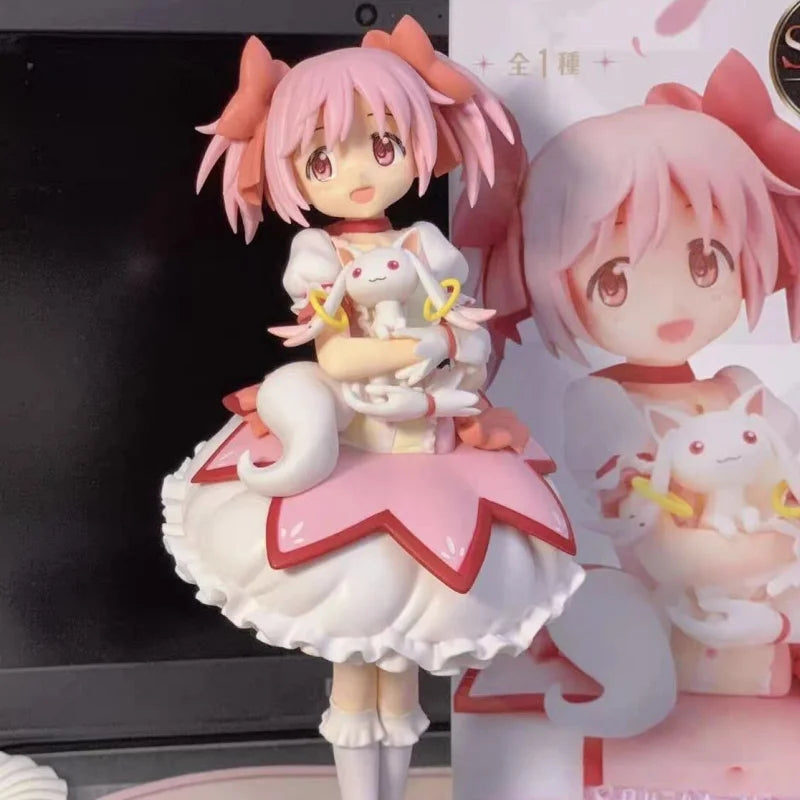 22cm Anime Puella Magi Madoka Magica Action Figure - Akemi Homura Kaname Madoka Standing Posture Collectible Cartoon Toys Gifts