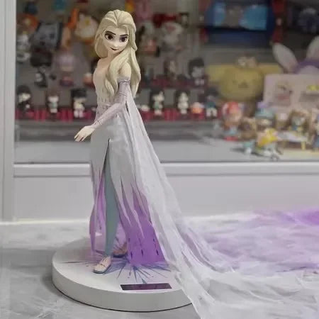 High-quality 41cm Disney Cartoon Anime Frozen Elsa Princess Action Figure Collection model Home decorations Ornaments toys gift