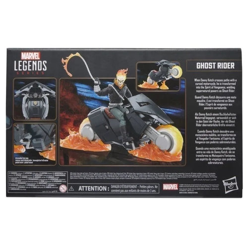 2025 Neuer Ghost Rider und Motorrad Battle Car 85th Anniversary Series 6-Zoll Marvel Legends Actionfigur Modell Spielzeug Jungen Geschenke