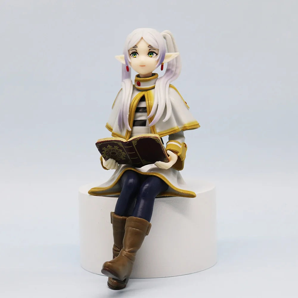 Anime Noodle Stopper Sousou no Frieren Q Version Anime Girl Figure Frieren Beyond Journey's End Action Figure PVC Model Toy Gift