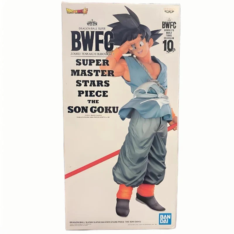 In Stock Bandai Original Banpresto BWFC SMSP Anime Dragon Ball Z Son Goku 10th Anniversary Action Figure Model Toy Gift DT