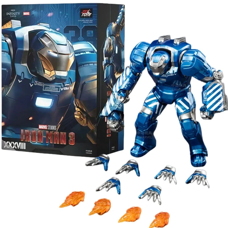 ZDTDS Original Iron Man Igor MK38 MK37 MK27 Hammerhead Marvel Legend Avengers Action Figure Joint Movable Collect Toy Gift