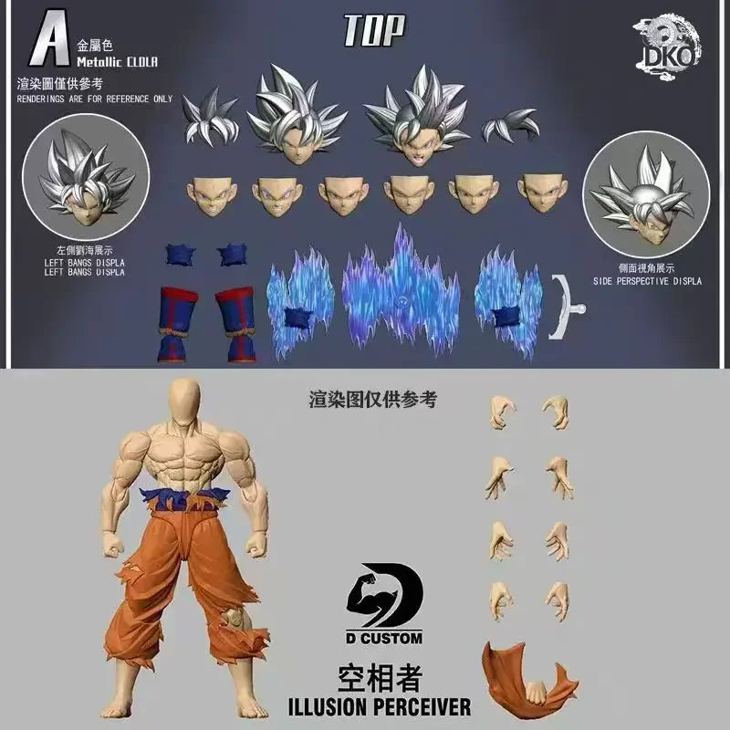 Vorverkauf 2026 Dko Studio Dragon Ball Figur Ultra Instinct Son Goku Super Saiyajin Drachen Anime Action Figur Spielzeug Geschenke