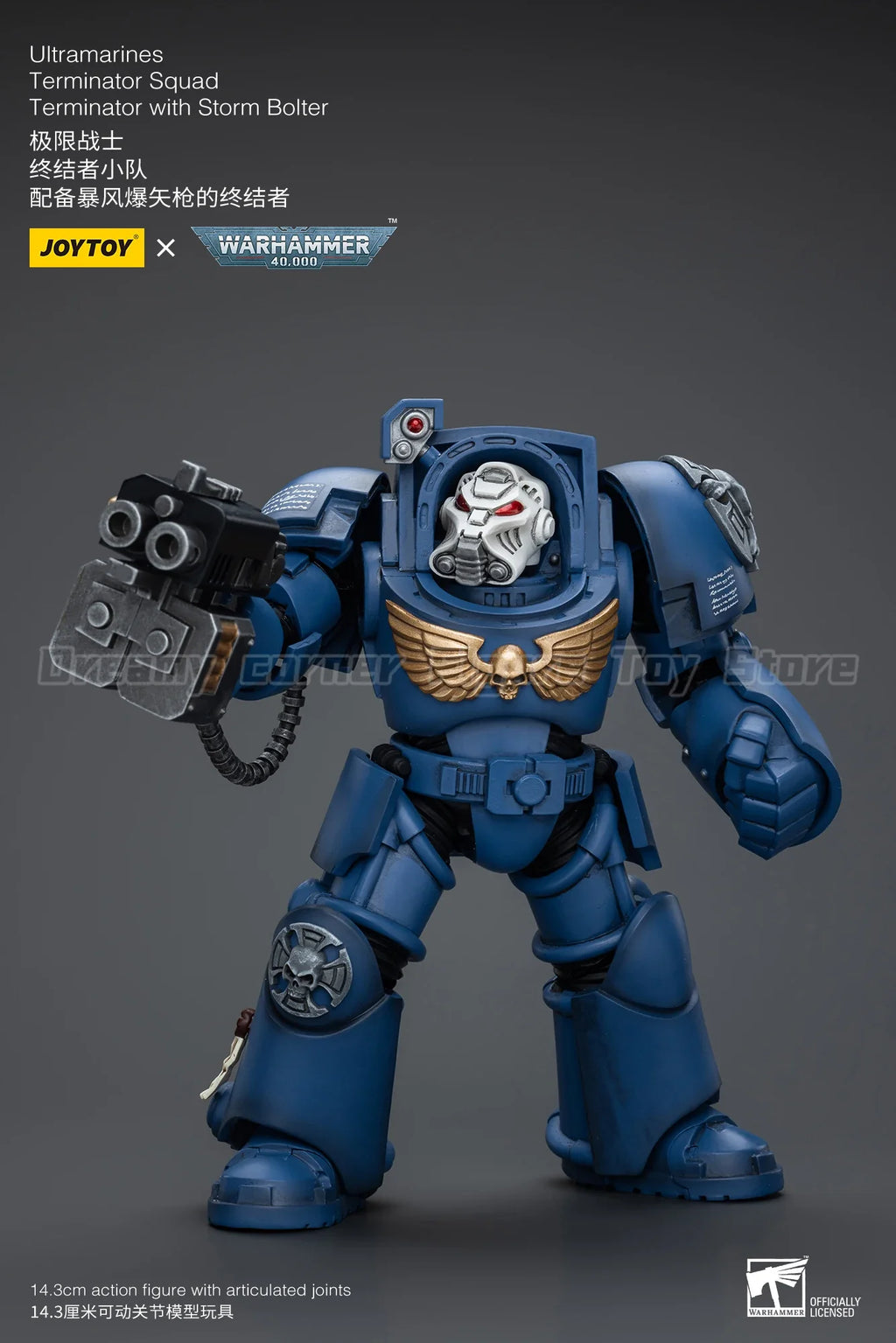 【In stock】JOYTOY Warhammer 40K Ultramarines Terminator Squad 3PCS 1/18 Action Figure Toy Model Gift